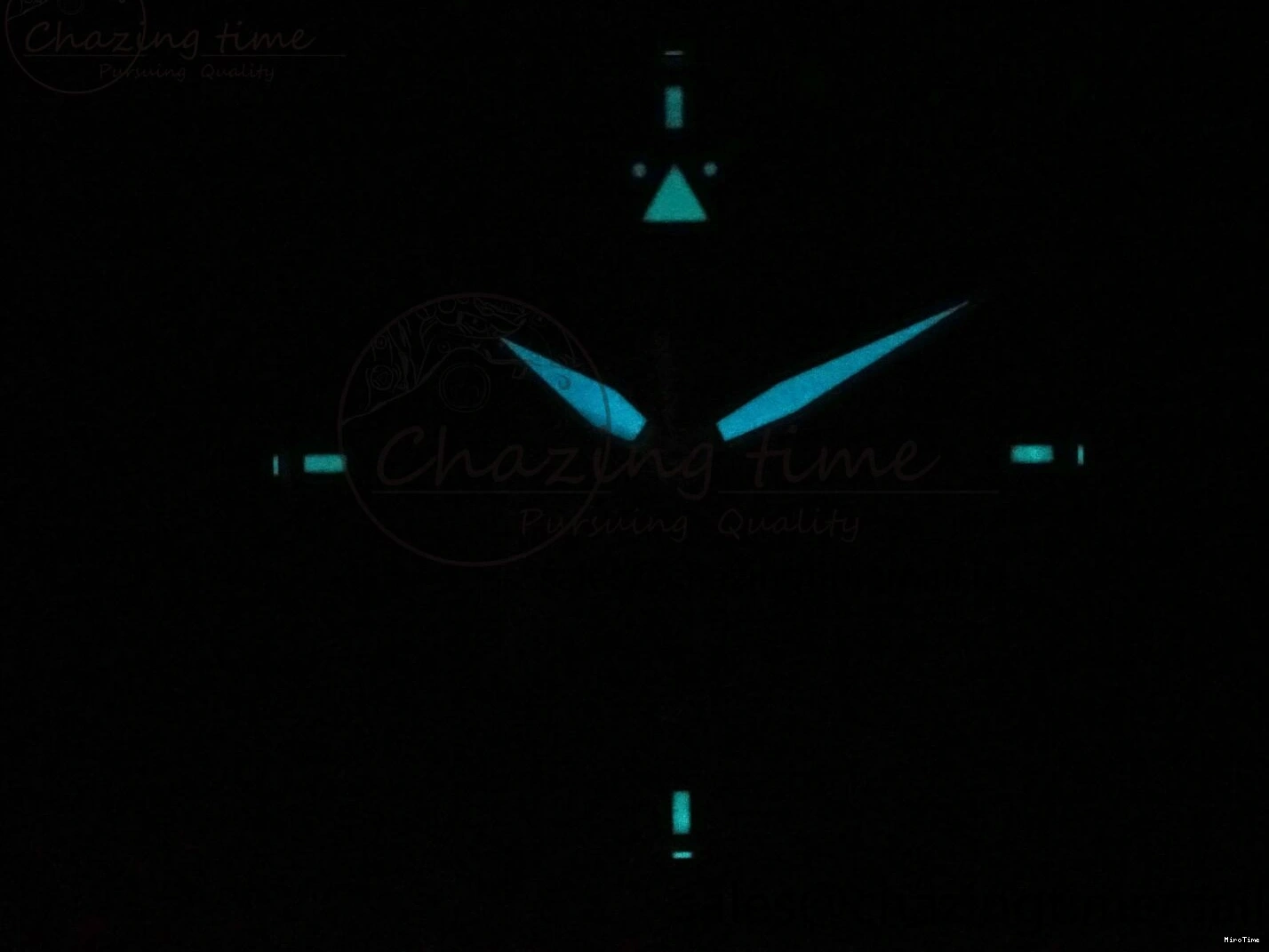 MIROTIME 0307 Durable Big Pilot IW329702 M+F 1:1 Best Edition Green Dial on Green Leather Strap MY 7006